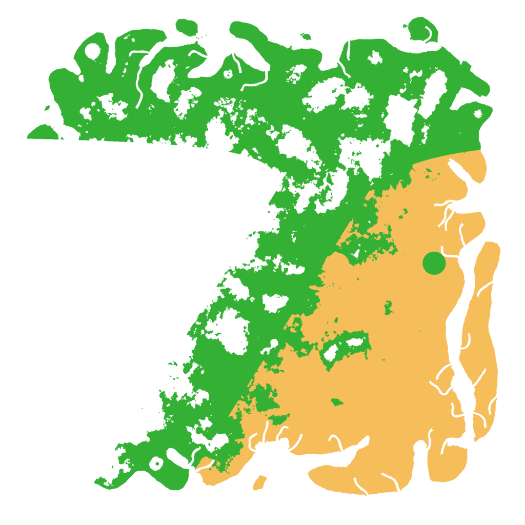 Biome Rust Map: Procedural Map, Size: 6000, Seed: 473195