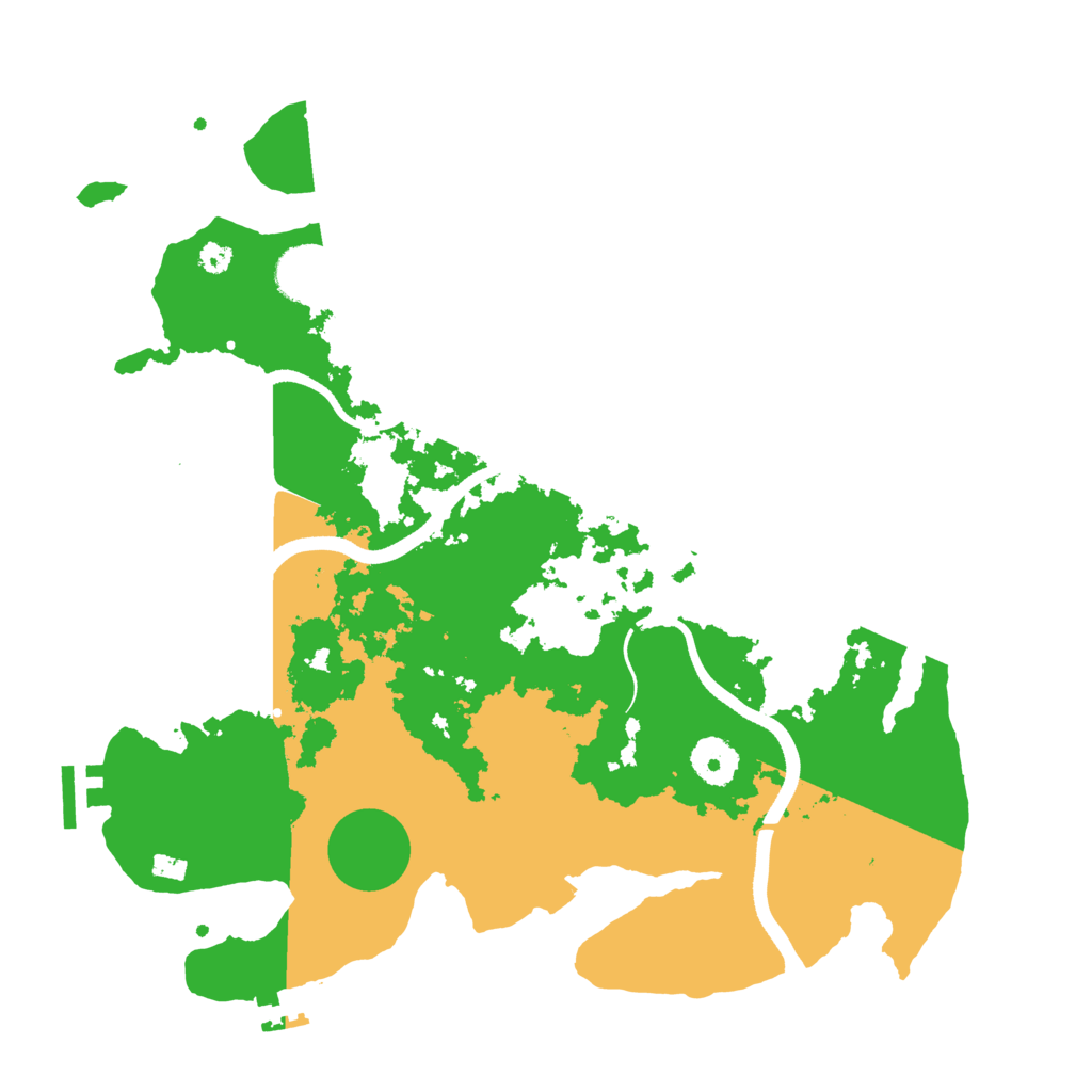 Biome Rust Map: Procedural Map, Size: 3500, Seed: 1060522143