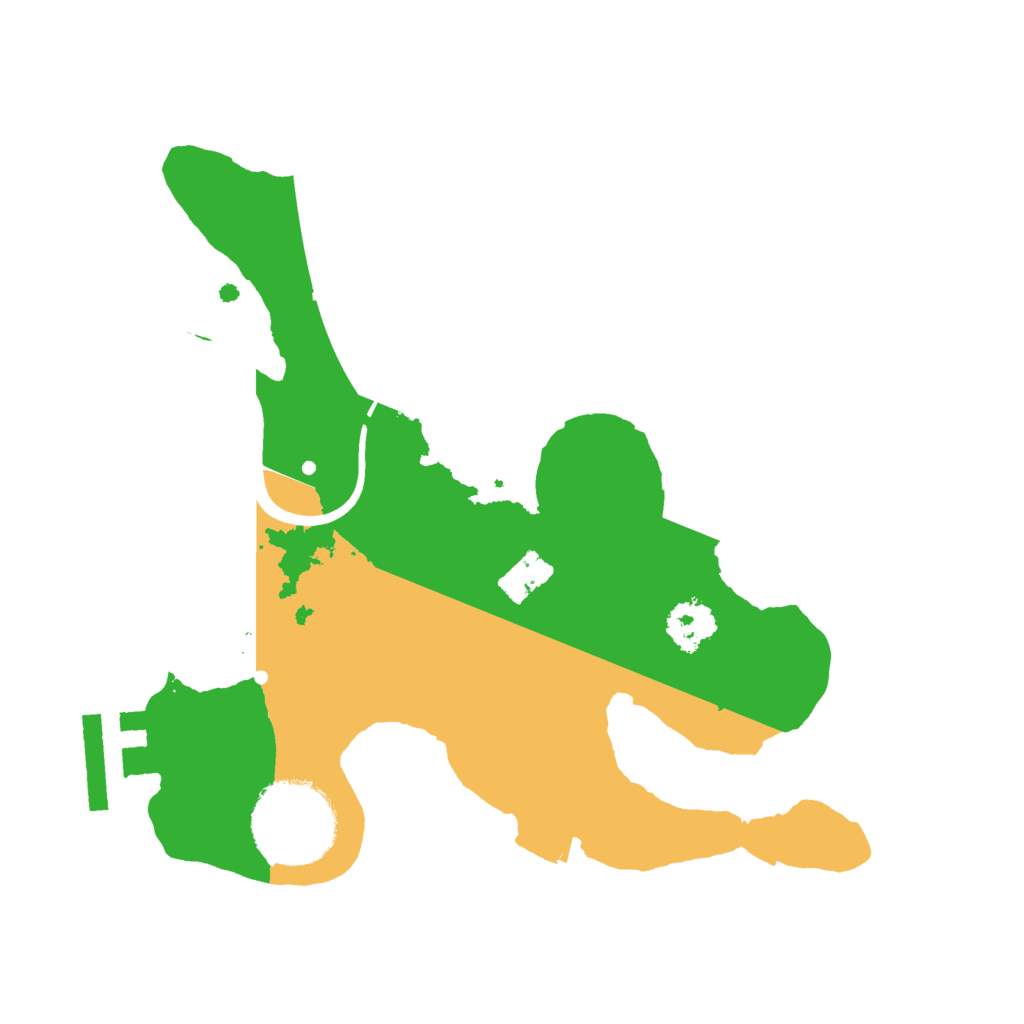 Biome Rust Map: Procedural Map, Size: 2150, Seed: 69