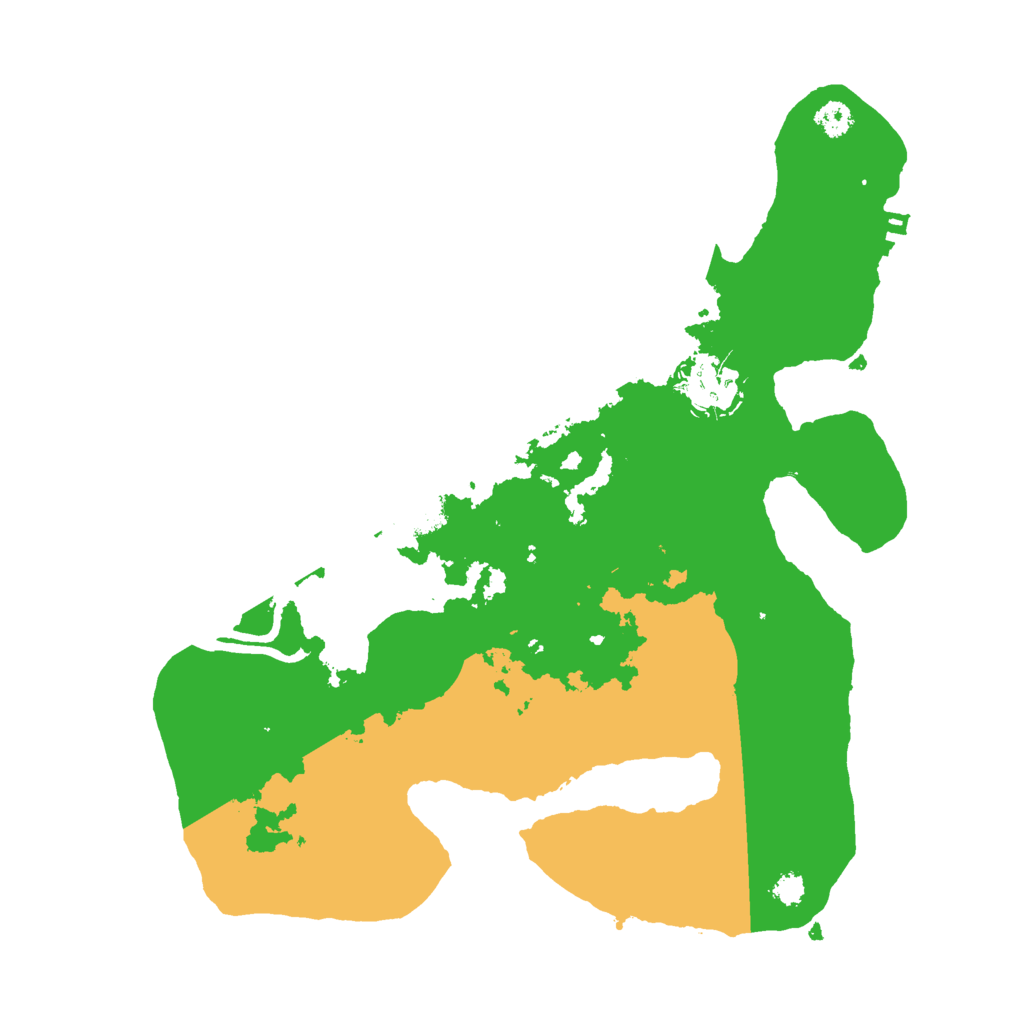 Biome Rust Map: Procedural Map, Size: 3000, Seed: 127359957