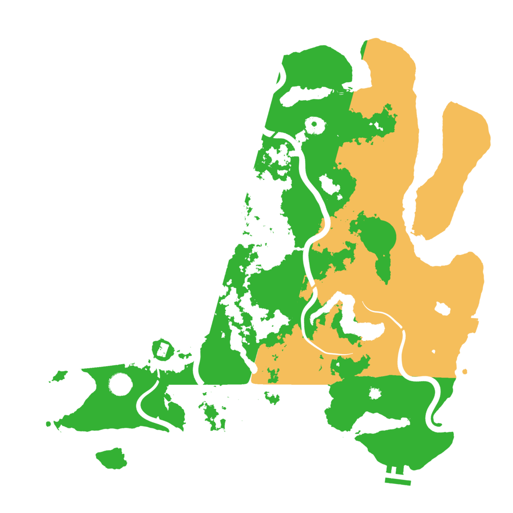 Biome Rust Map: Procedural Map, Size: 4000, Seed: 389782236