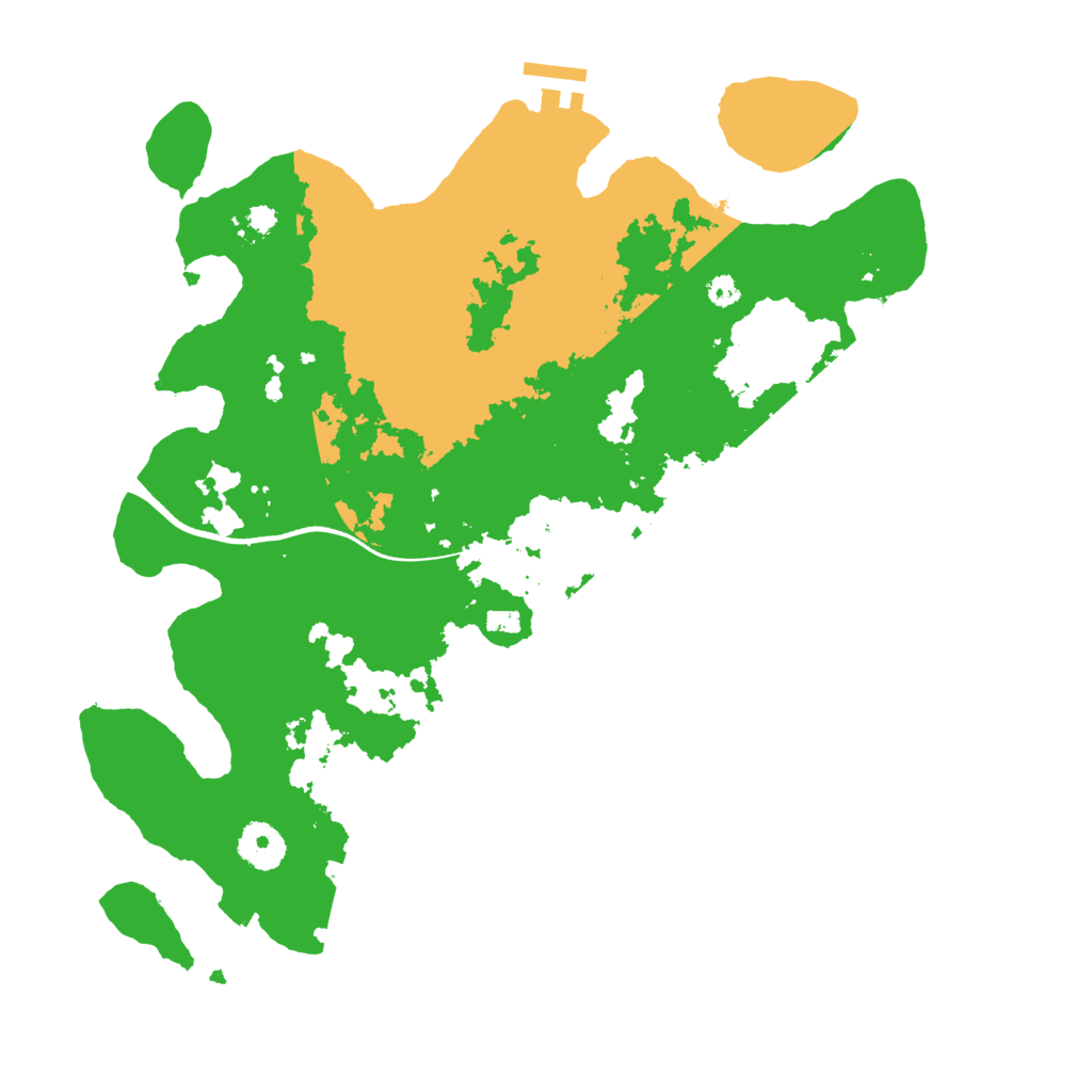 Biome Rust Map: Procedural Map, Size: 3500, Seed: 1292013299