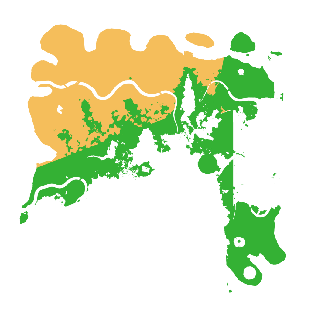 Biome Rust Map: Procedural Map, Size: 4250, Seed: 295329917