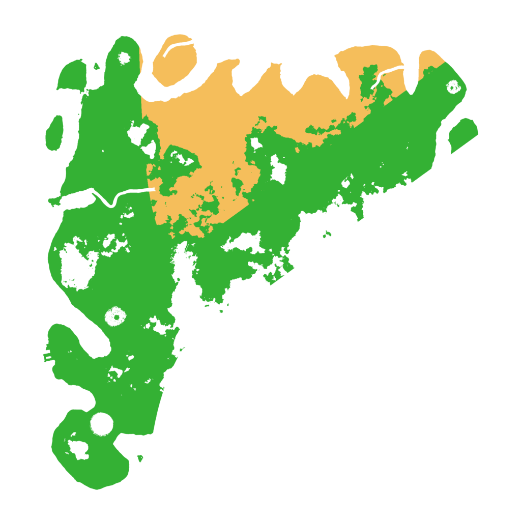 Biome Rust Map: Procedural Map, Size: 4000, Seed: 165415122