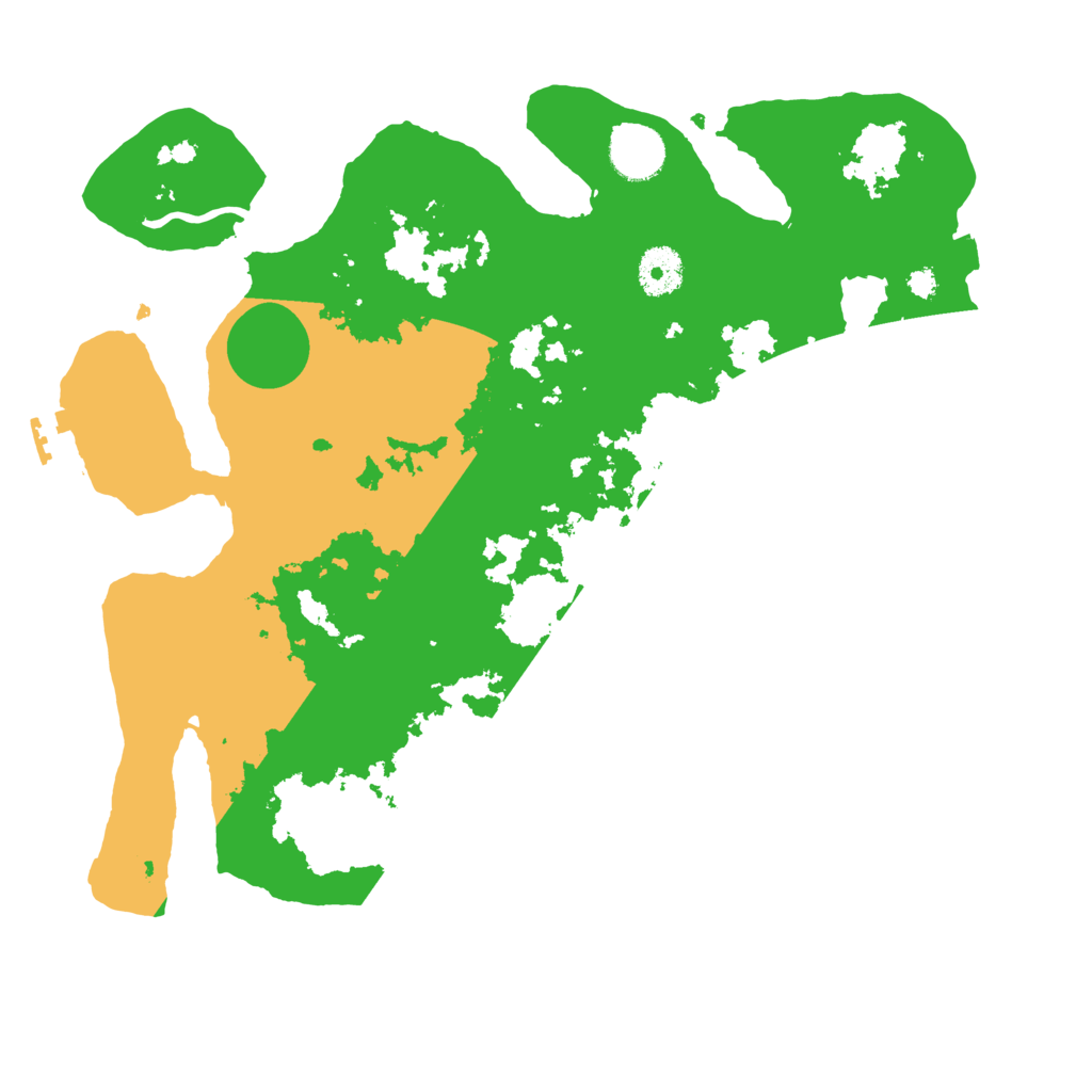 Biome Rust Map: Procedural Map, Size: 3500, Seed: 392983398