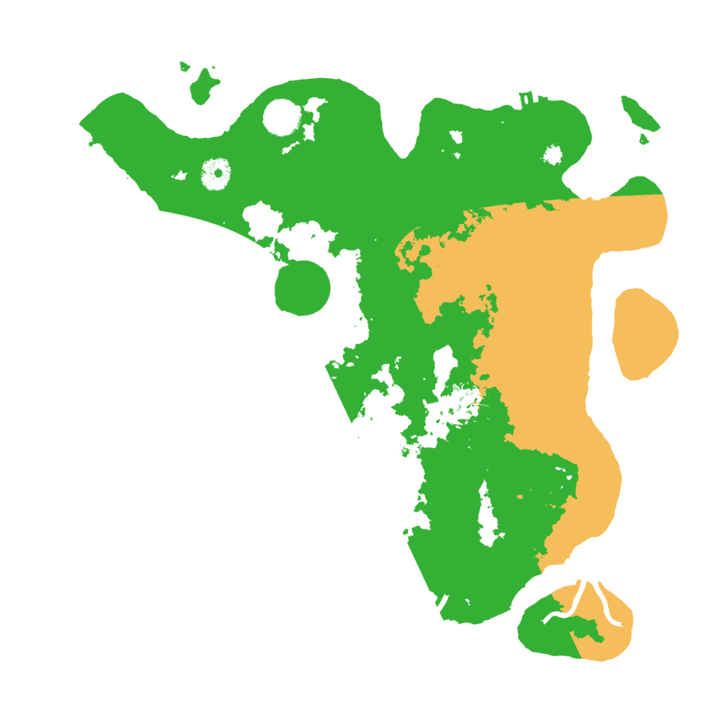 Biome Rust Map: Procedural Map, Size: 3500, Seed: 32482475