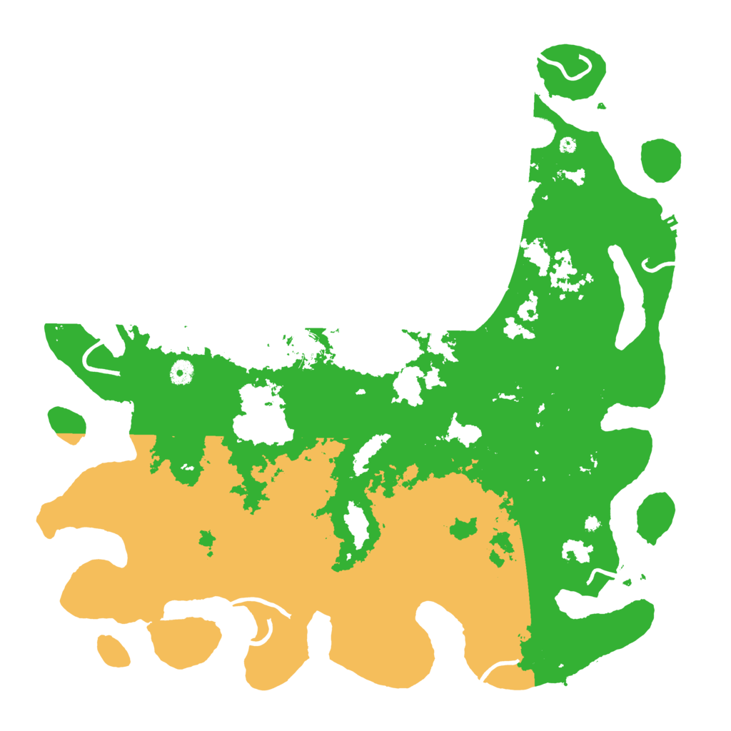 Biome Rust Map: Procedural Map, Size: 4500, Seed: 199682474