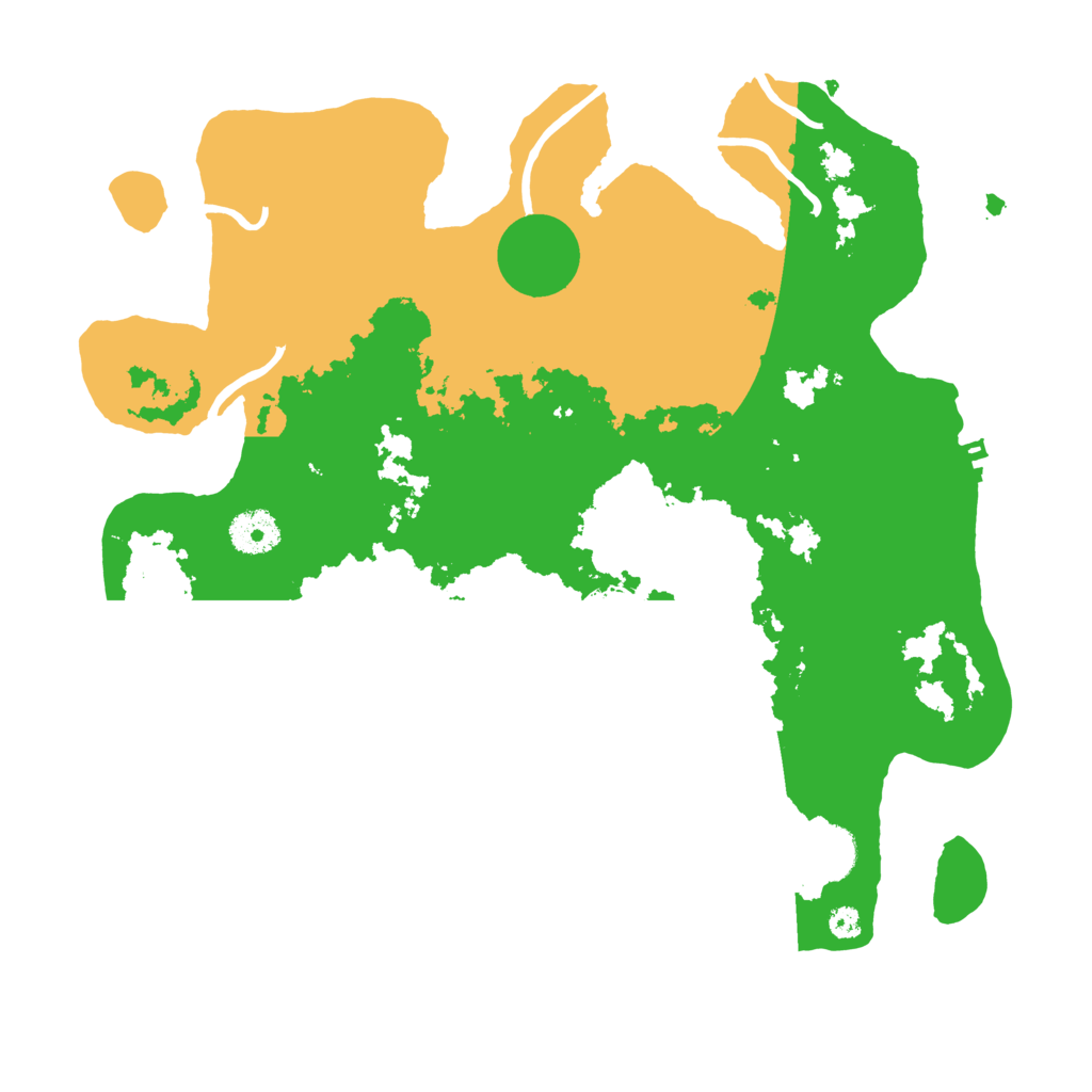 Biome Rust Map: Procedural Map, Size: 3500, Seed: 138941266