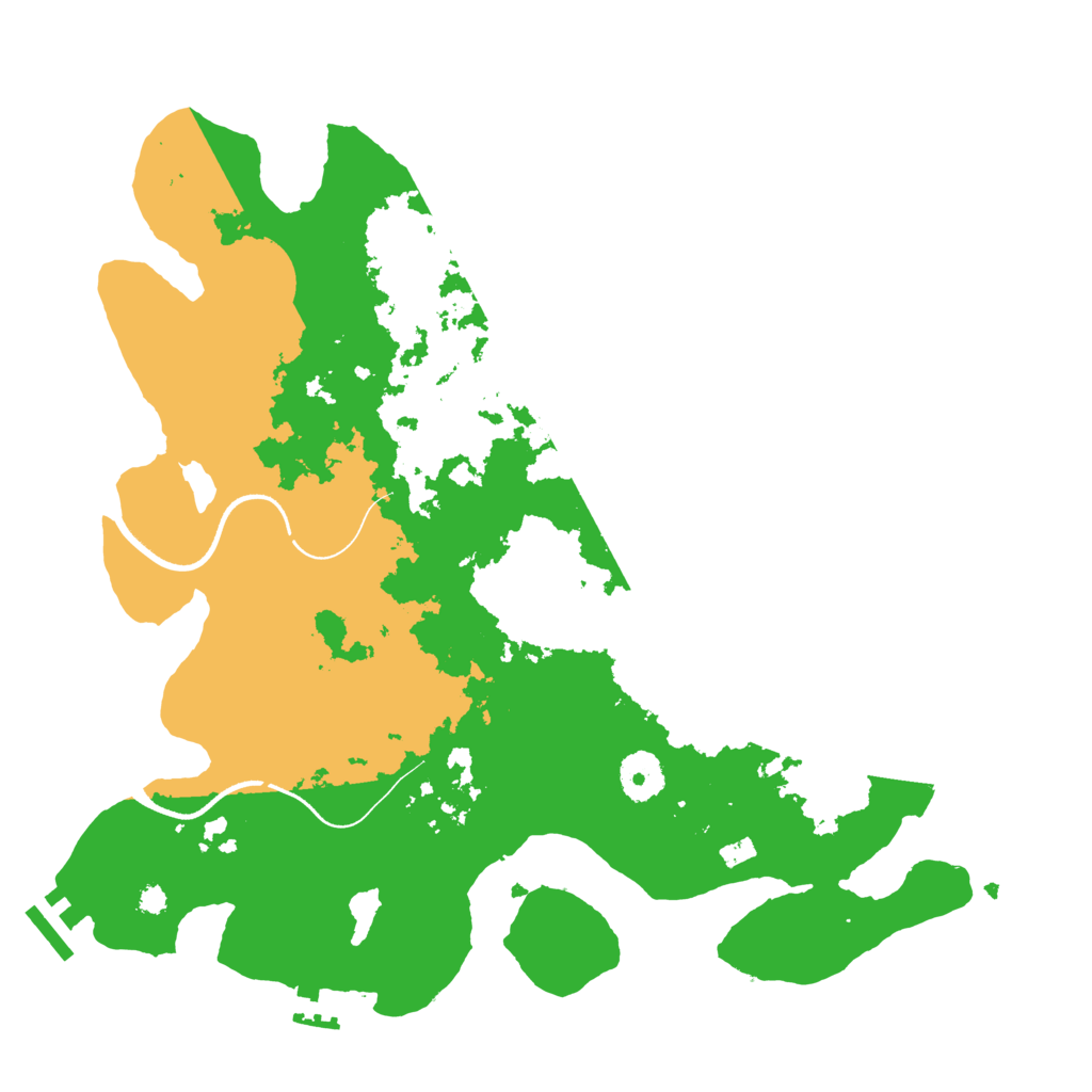 Biome Rust Map: Procedural Map, Size: 3500, Seed: 1444813718