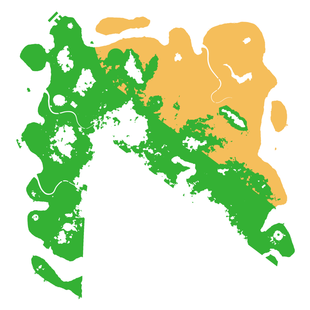 Biome Rust Map: Procedural Map, Size: 5000, Seed: 1035251218