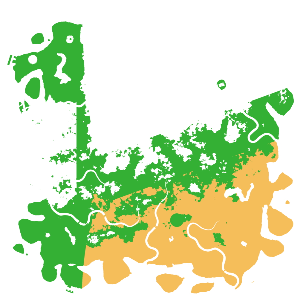 Biome Rust Map: Procedural Map, Size: 6000, Seed: 698329
