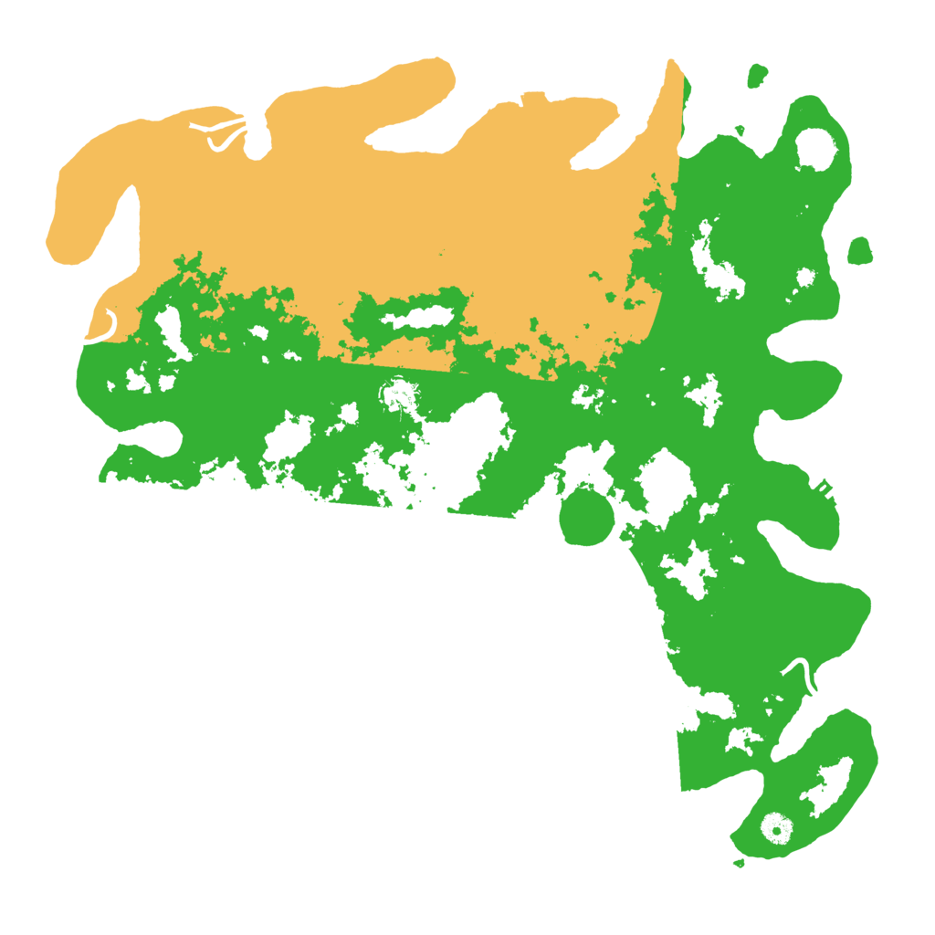 Biome Rust Map: Procedural Map, Size: 4500, Seed: 61910659