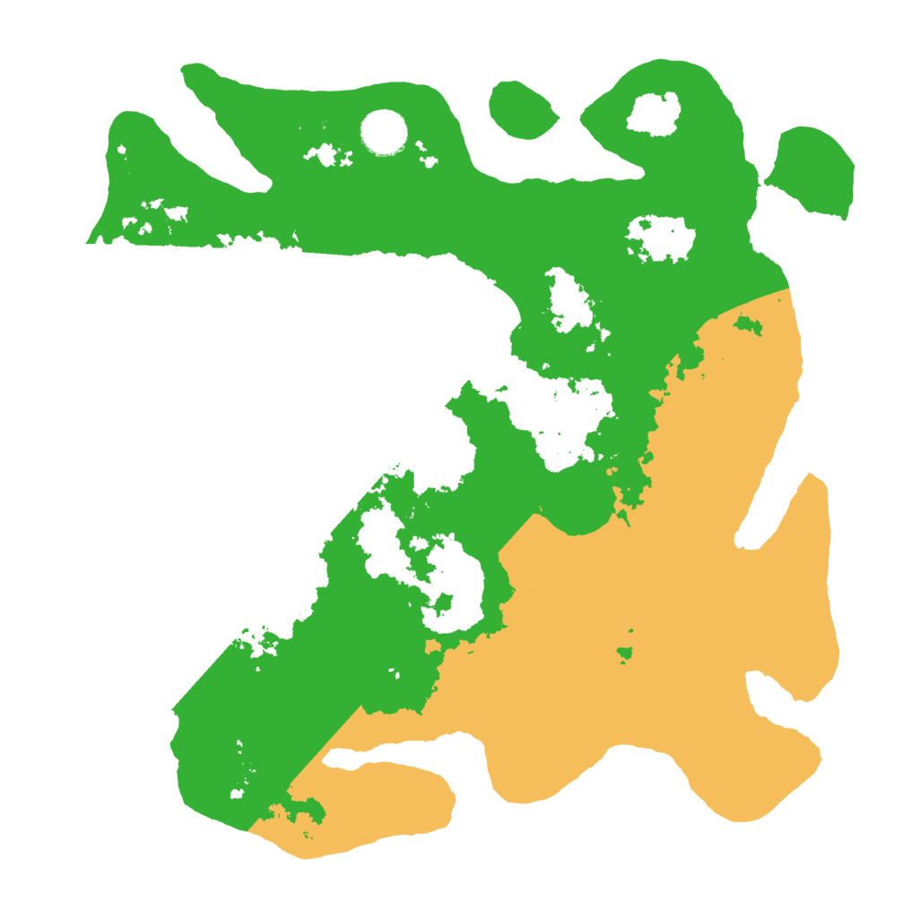 Biome Rust Map: Barren, Size: 3500, Seed: 993243226