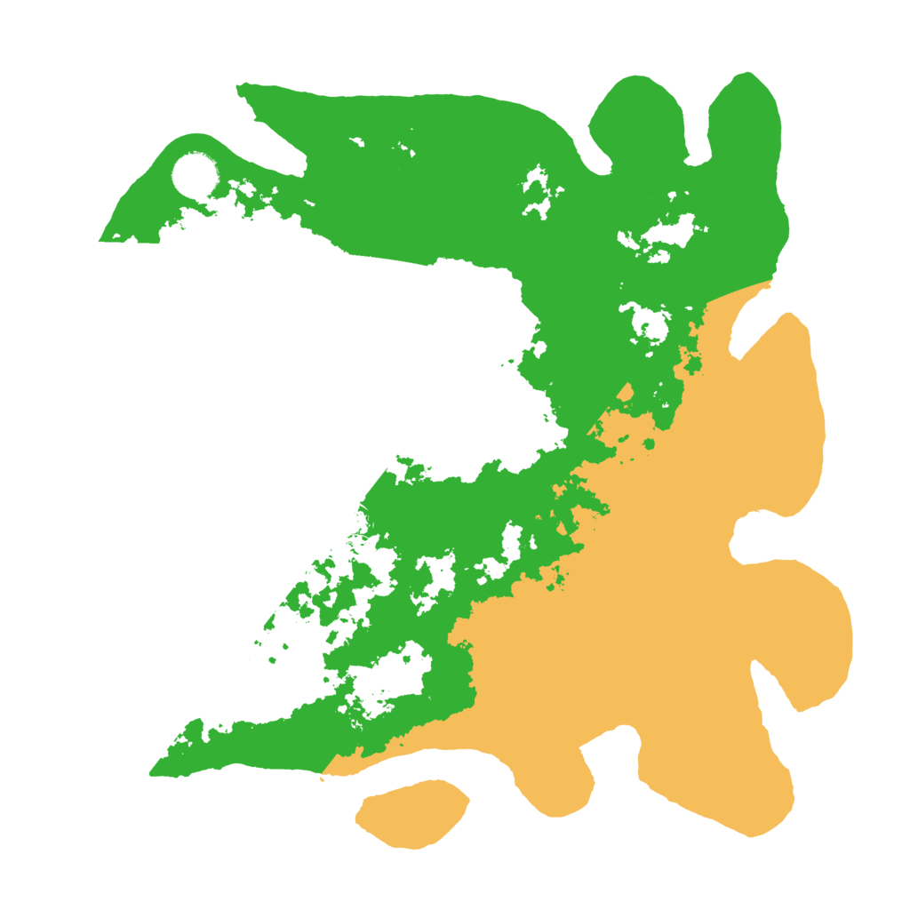 Biome Rust Map: Barren, Size: 3500, Seed: 1797117064