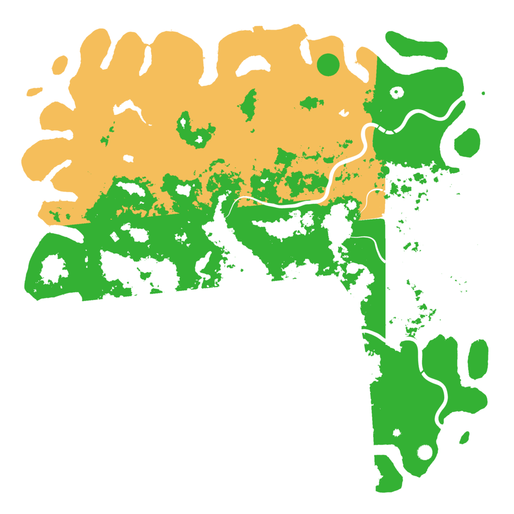 Biome Rust Map: Procedural Map, Size: 6000, Seed: 34598237