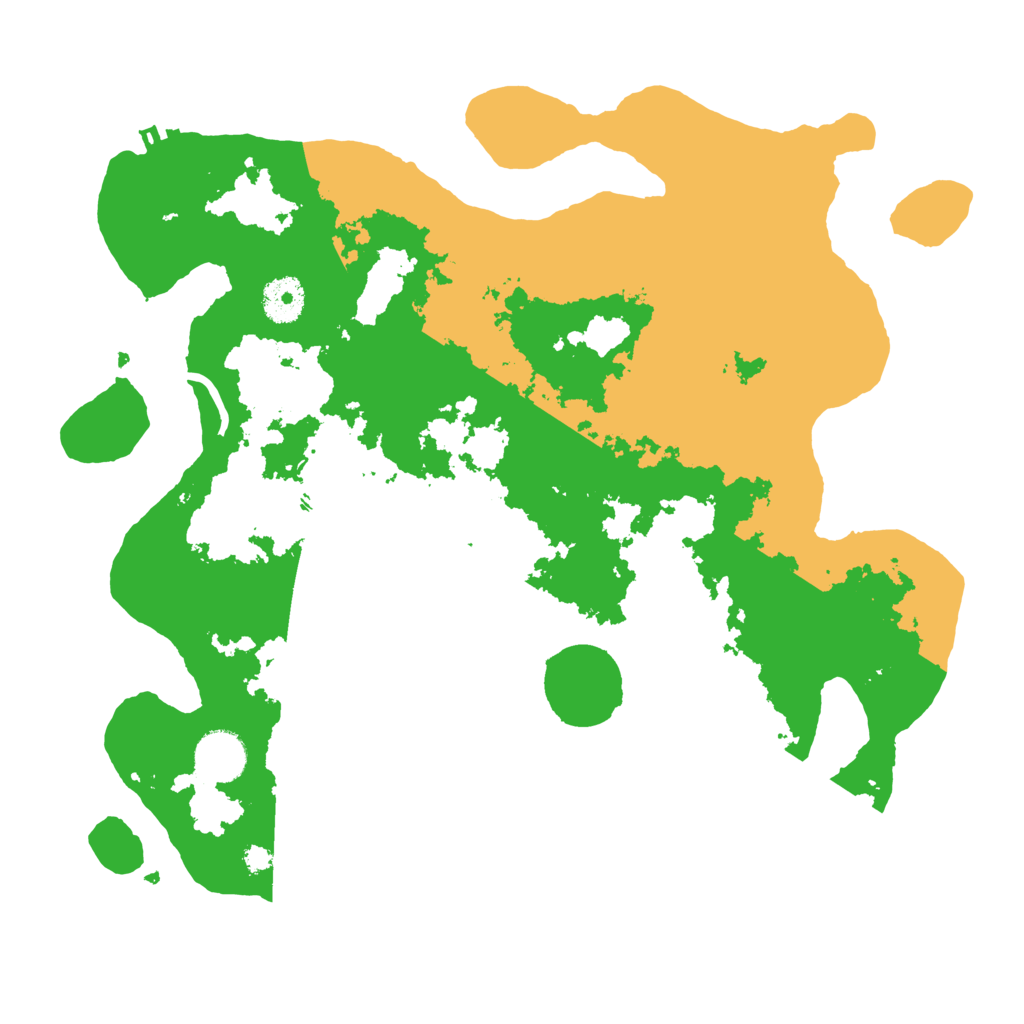 Biome Rust Map: Procedural Map, Size: 3500, Seed: 5080