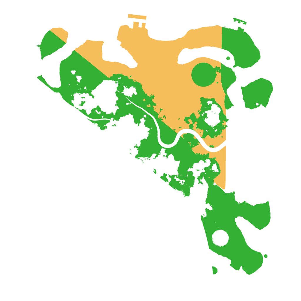 Biome Rust Map: Procedural Map, Size: 3300, Seed: 1555617912