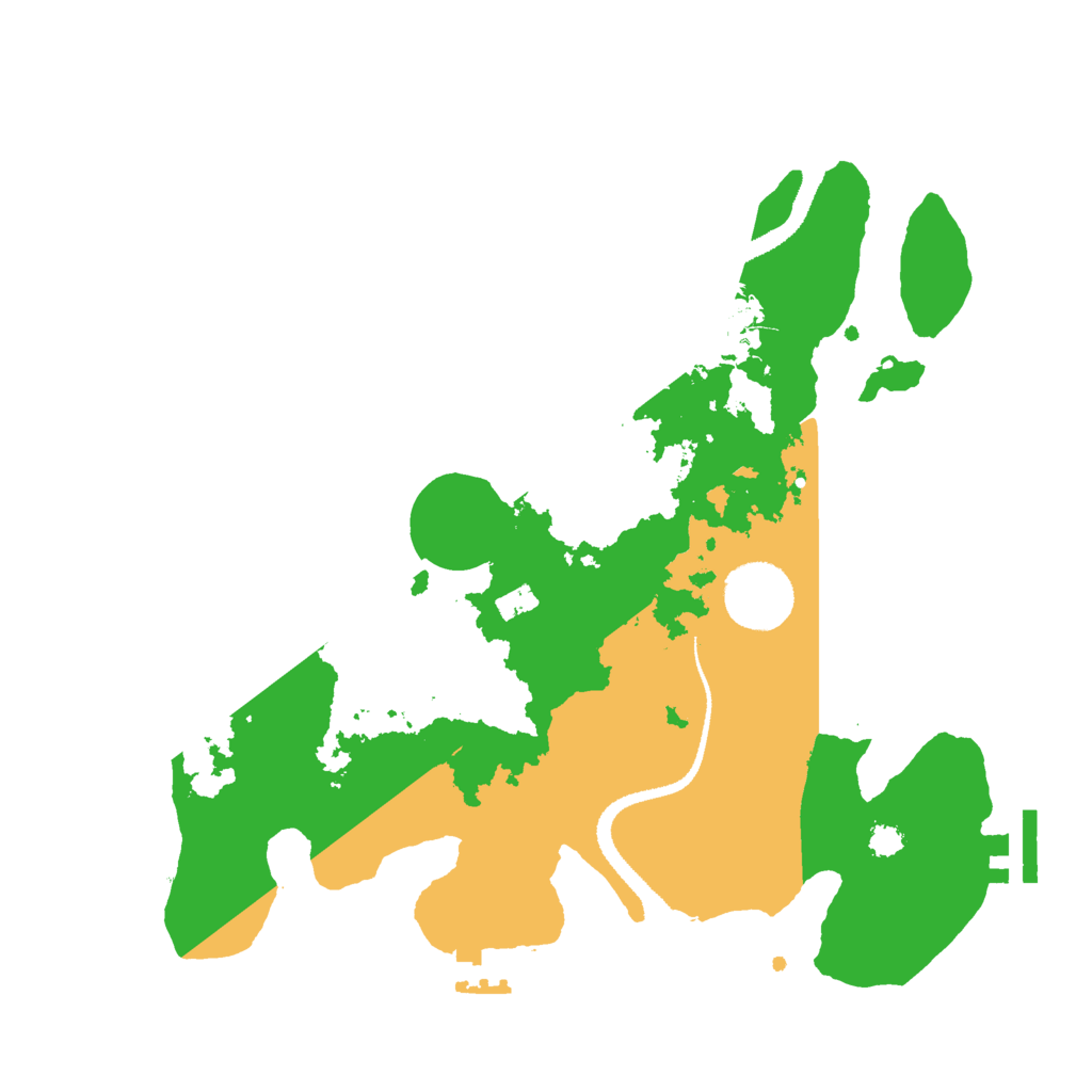 Biome Rust Map: Procedural Map, Size: 3000, Seed: 476107742