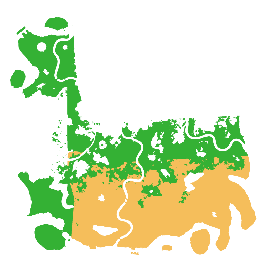 Biome Rust Map: Procedural Map, Size: 5000, Seed: 9111999