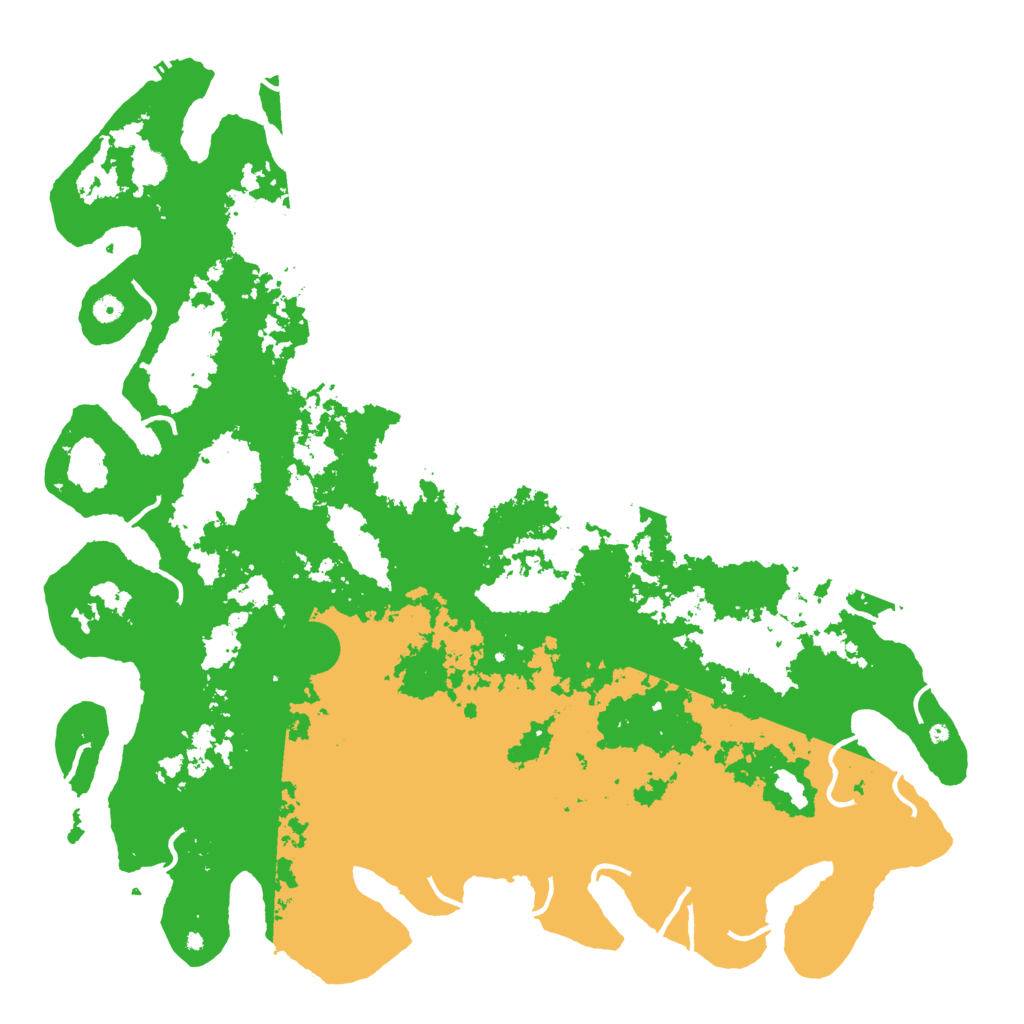 Biome Rust Map: Procedural Map, Size: 5500, Seed: 6616