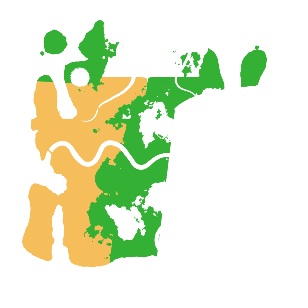 Biome Rust Map: Procedural Map, Size: 3000, Seed: 500011