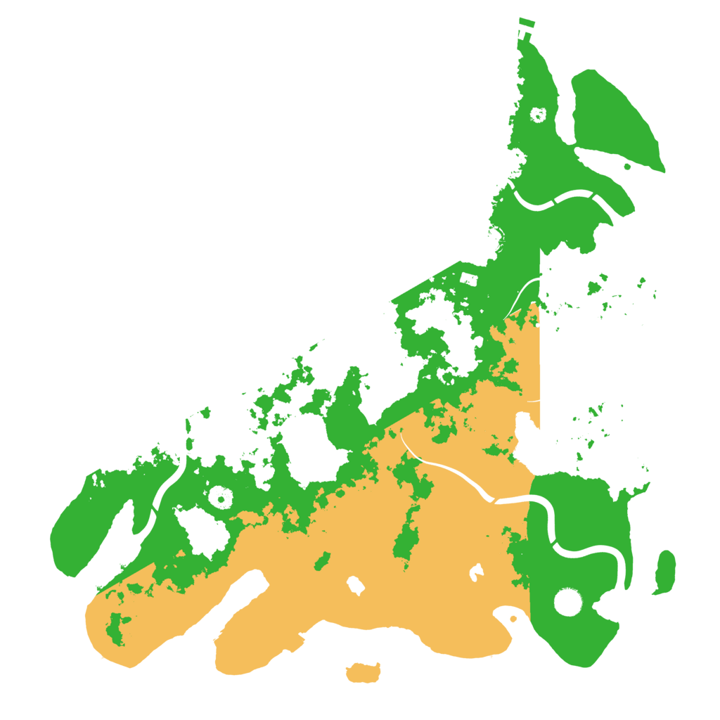 Biome Rust Map: Procedural Map, Size: 4500, Seed: 578464872