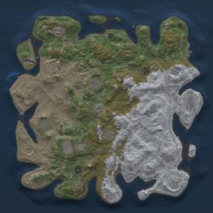 Thumbnail Rust Map: Procedural Map, Size: 4250, Seed: 634980699, 19 Monuments