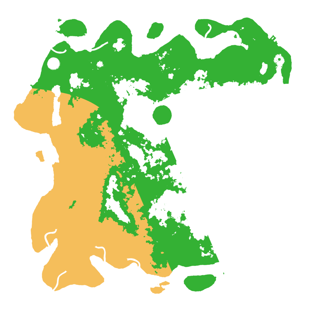 Biome Rust Map: Procedural Map, Size: 4500, Seed: 2077214273