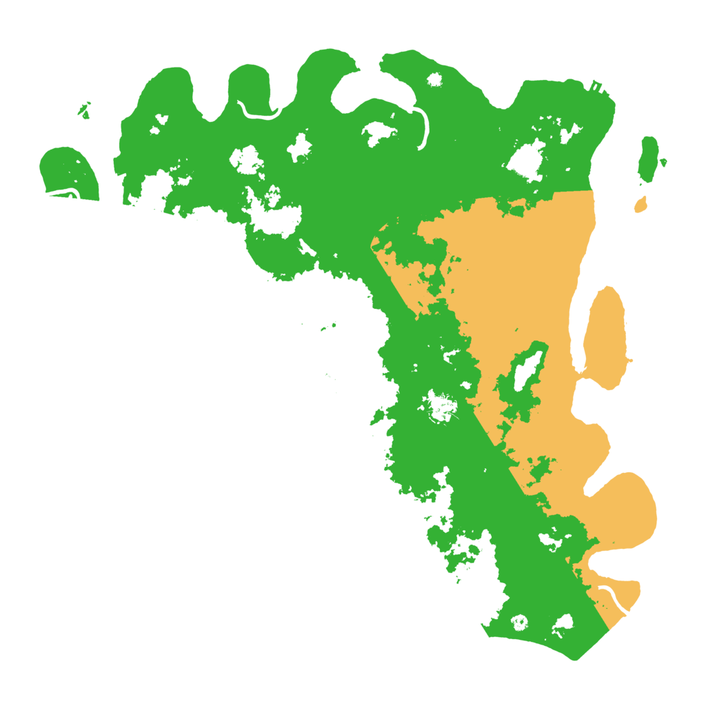 Biome Rust Map: Procedural Map, Size: 4500, Seed: 636085