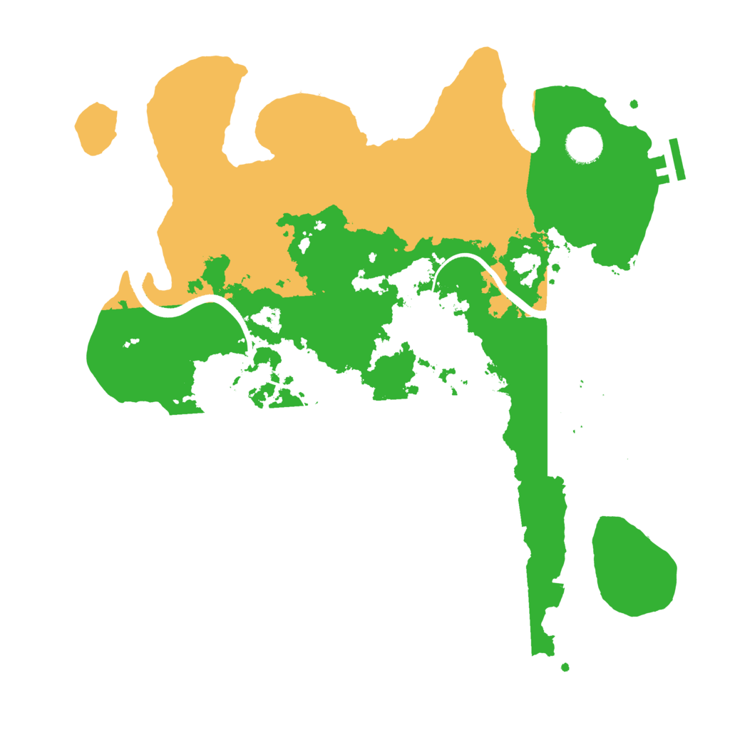 Biome Rust Map: Procedural Map, Size: 3500, Seed: 803156121