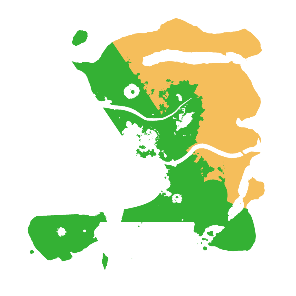 Biome Rust Map: Procedural Map, Size: 3000, Seed: 2122746849