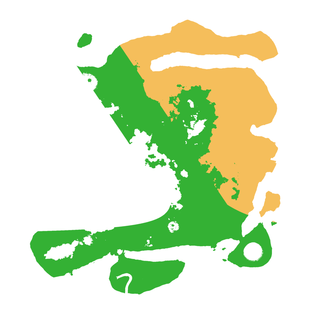 Biome Rust Map: Procedural Map, Size: 3000, Seed: 2122746849