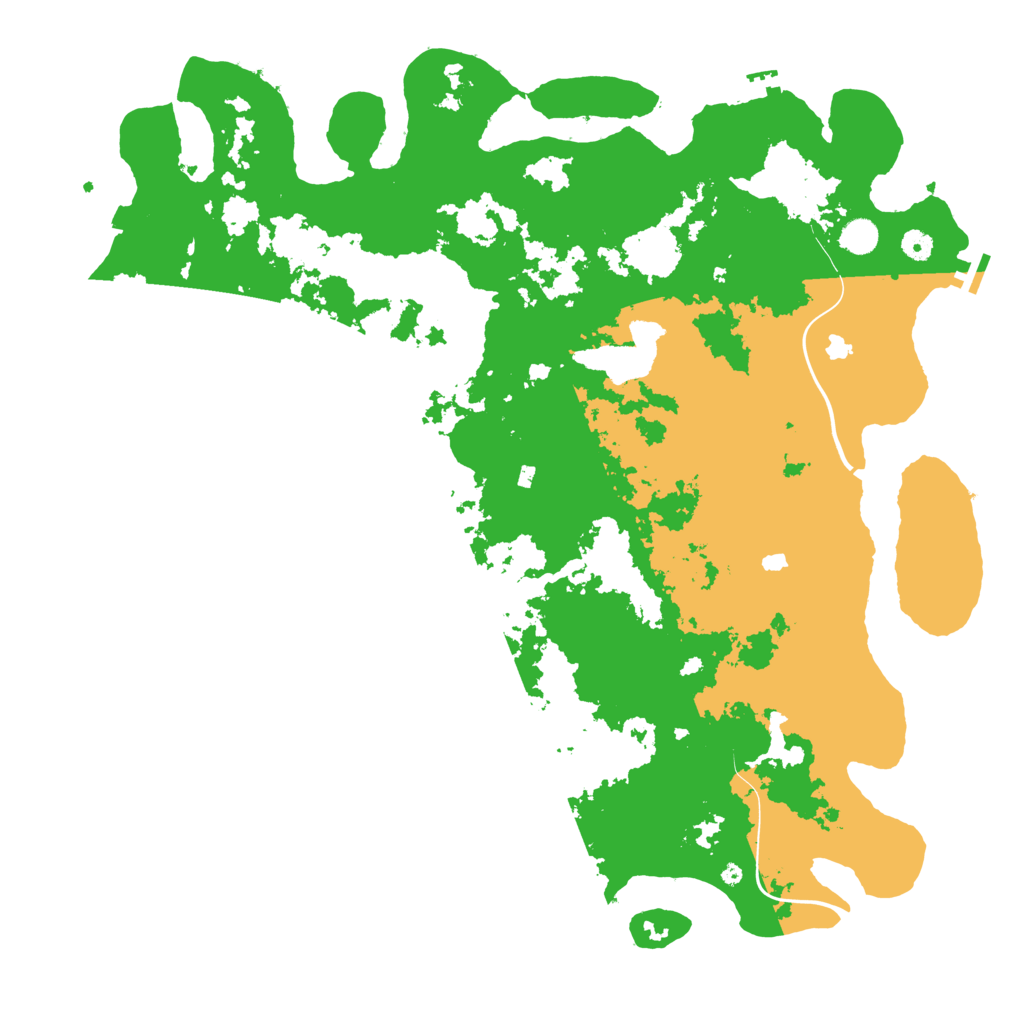 Biome Rust Map: Procedural Map, Size: 5000, Seed: 60000