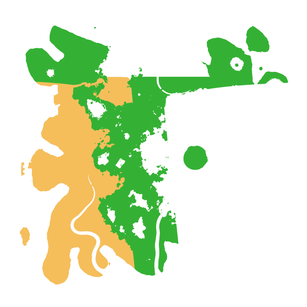 Biome Rust Map: Procedural Map, Size: 3550, Seed: 84456