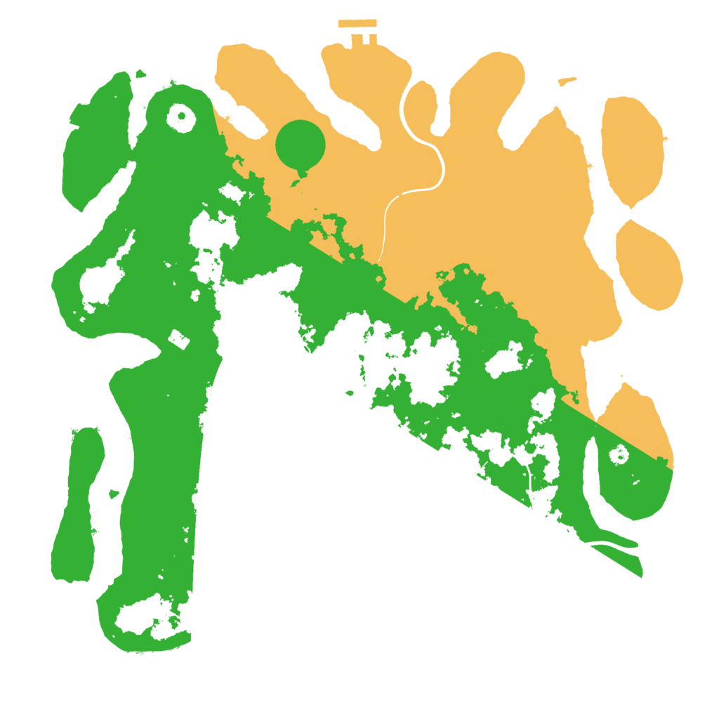 Biome Rust Map: Procedural Map, Size: 3800, Seed: 436759821