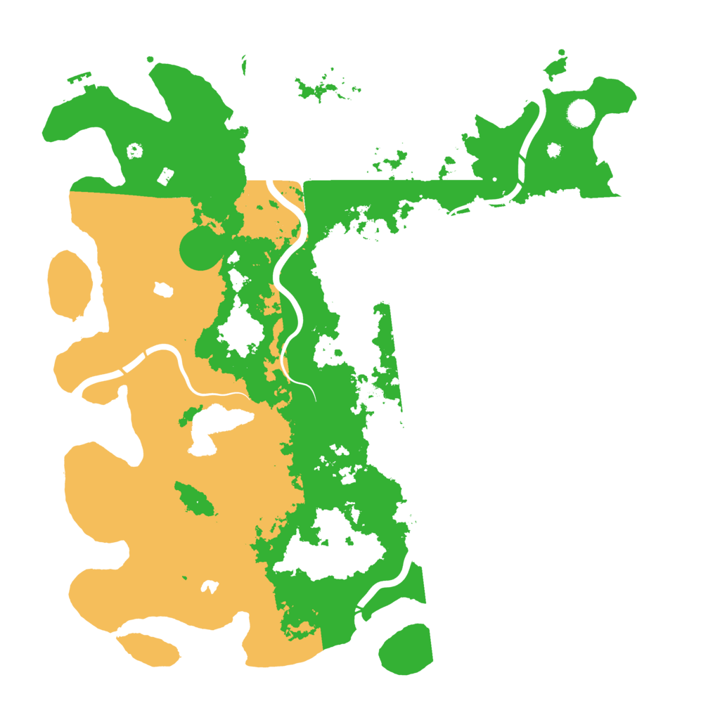 Biome Rust Map: Procedural Map, Size: 4500, Seed: 360445564