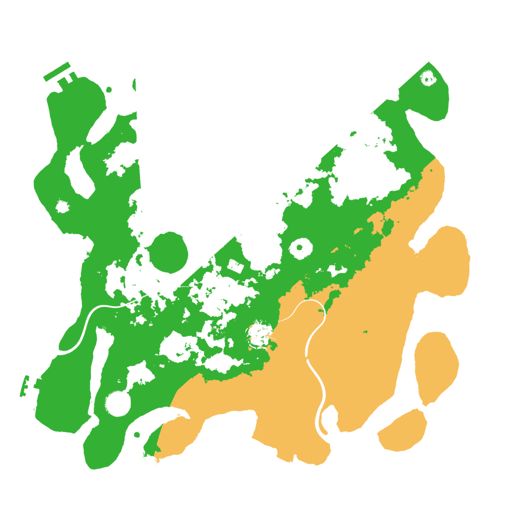 Biome Rust Map: Procedural Map, Size: 3500, Seed: 3229667