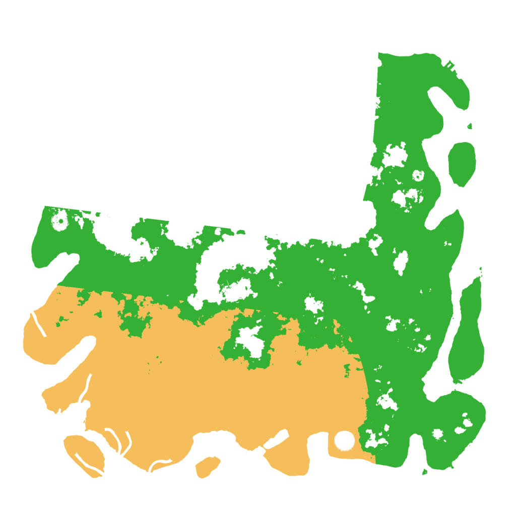 Biome Rust Map: Procedural Map, Size: 4500, Seed: 2992