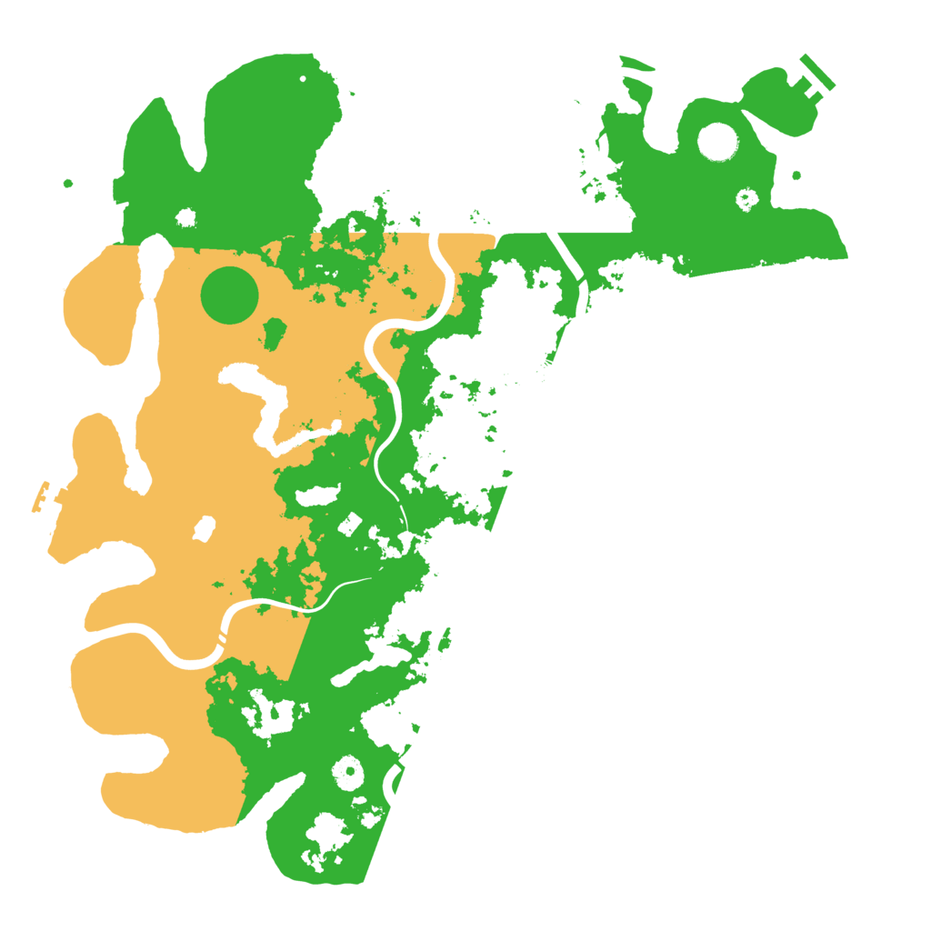Biome Rust Map: Procedural Map, Size: 4250, Seed: 48693