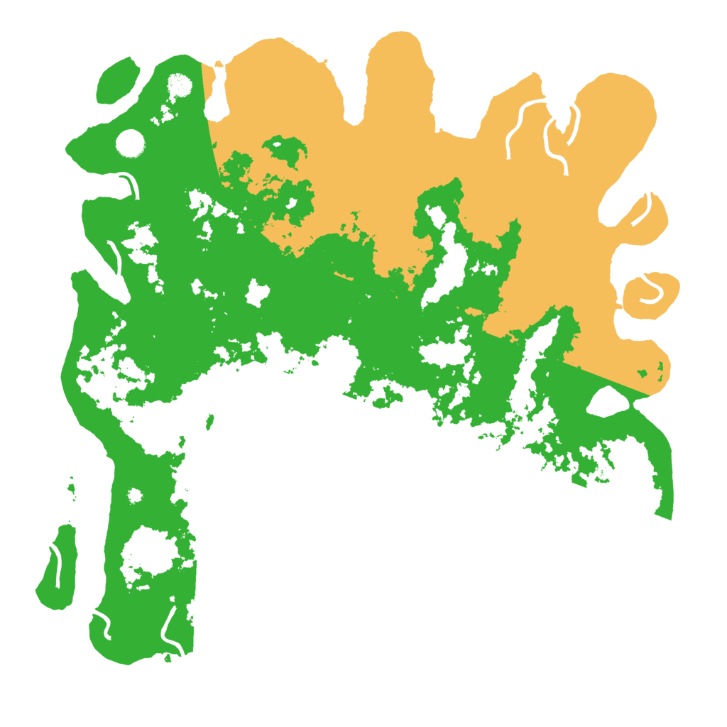 Biome Rust Map: Procedural Map, Size: 4500, Seed: 900192595