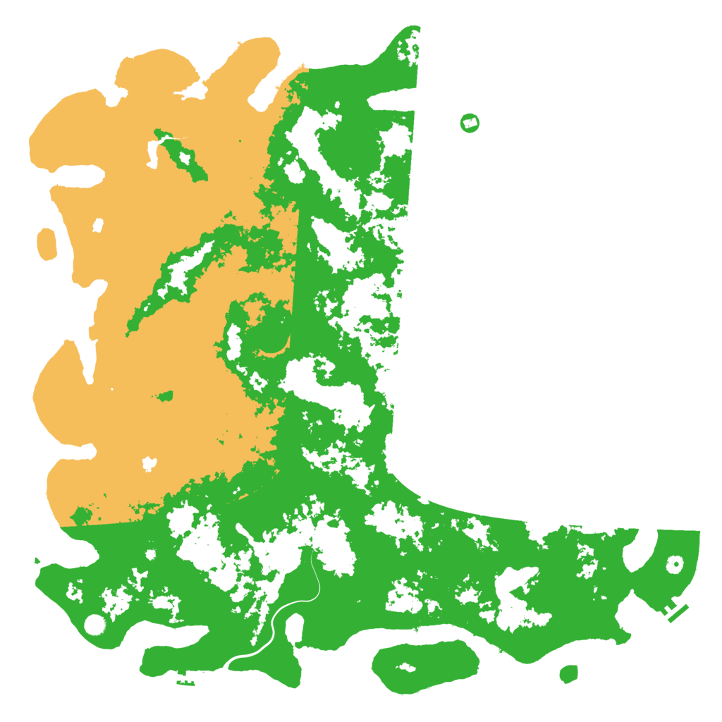 Biome Rust Map: Procedural Map, Size: 6000, Seed: 893348