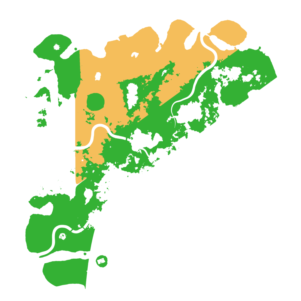 Biome Rust Map: Procedural Map, Size: 4500, Seed: 1132448467