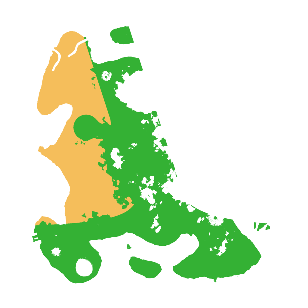 Biome Rust Map: Procedural Map, Size: 3200, Seed: 87904211