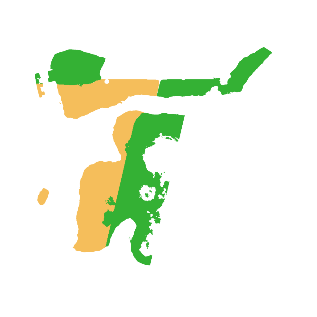 Biome Rust Map: Procedural Map, Size: 2000, Seed: 713473801