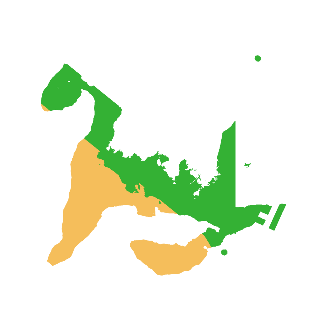 Biome Rust Map: Procedural Map, Size: 2000, Seed: 1640253814