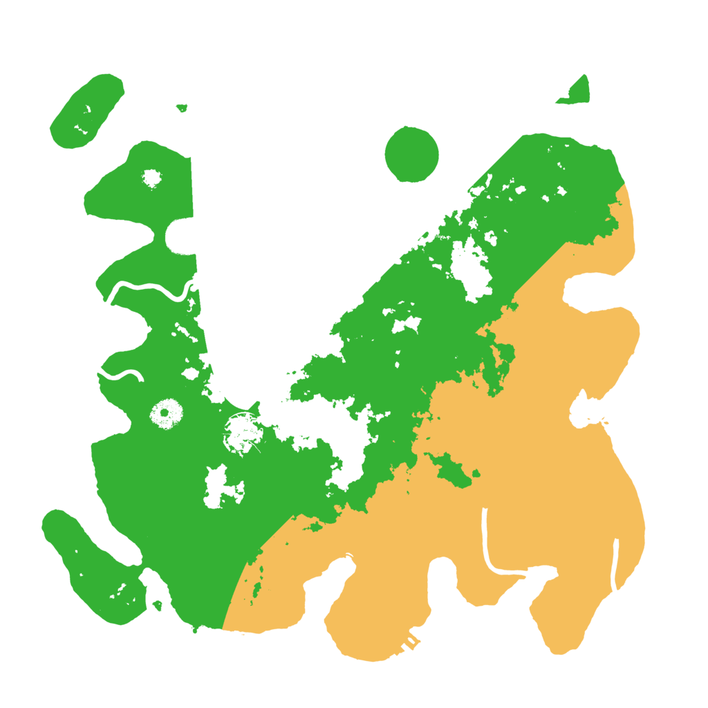 Biome Rust Map: Procedural Map, Size: 3500, Seed: 990909761