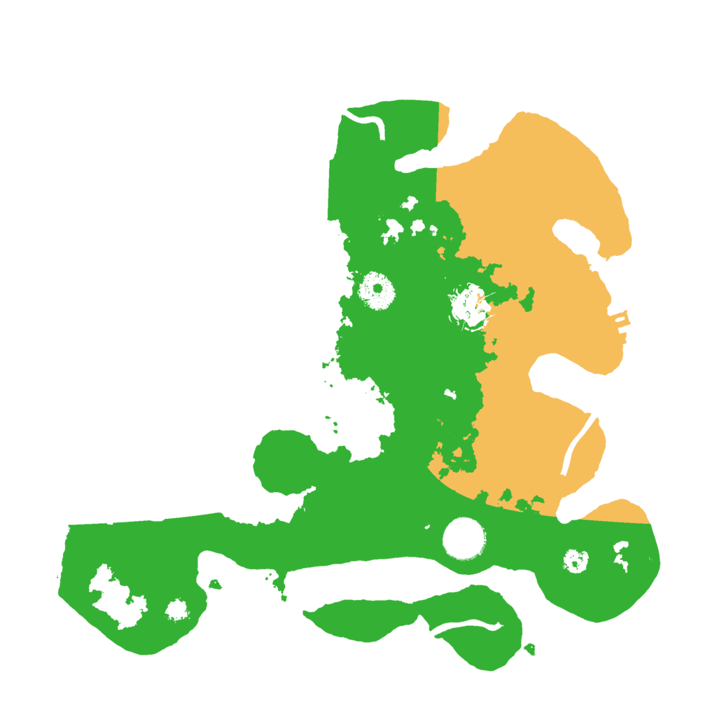 Biome Rust Map: Procedural Map, Size: 3000, Seed: 223333899