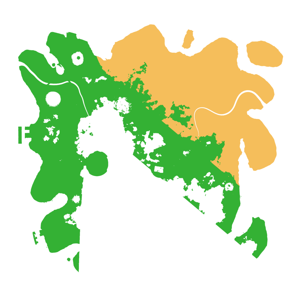 Biome Rust Map: Procedural Map, Size: 3500, Seed: 1876432397