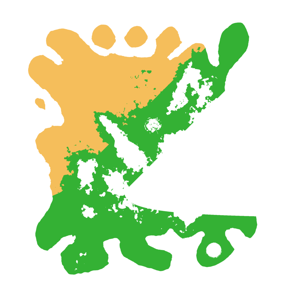 Biome Rust Map: Barren, Size: 3500, Seed: 1948476312