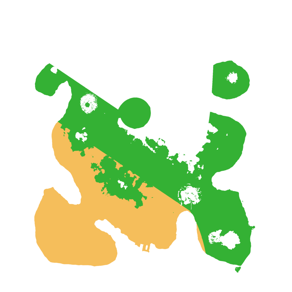 Biome Rust Map: Procedural Map, Size: 2500, Seed: 746549